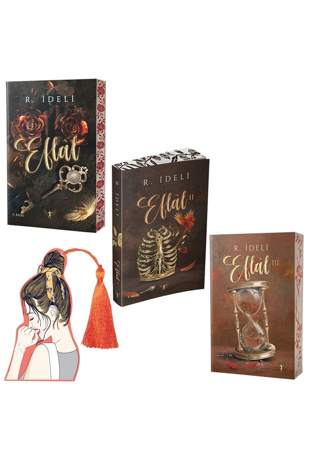 R. İdeli - eflal 1 - 2 ve 3 - Paperback Set - Tear-Resistant Bookmark Gift