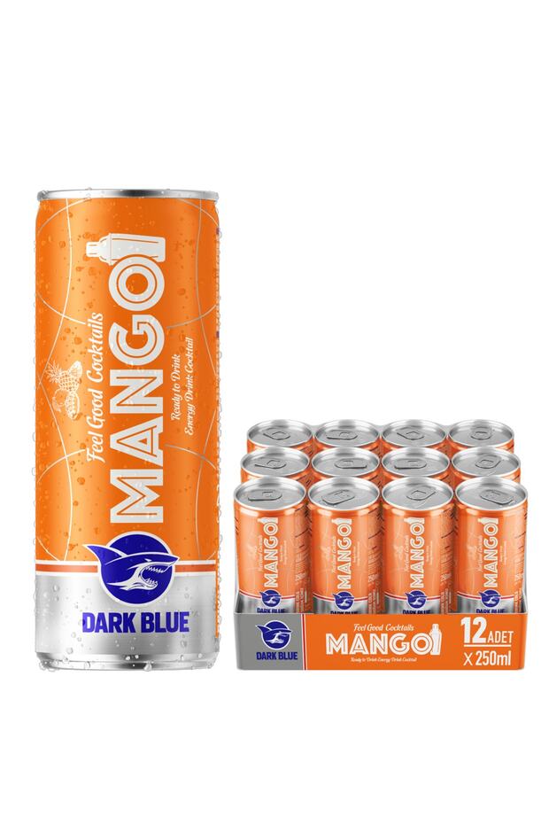 Mango Enerji Içeceği, 250 ml (12'Lİ PAKET, 12 ADET X 250 ML) - 1