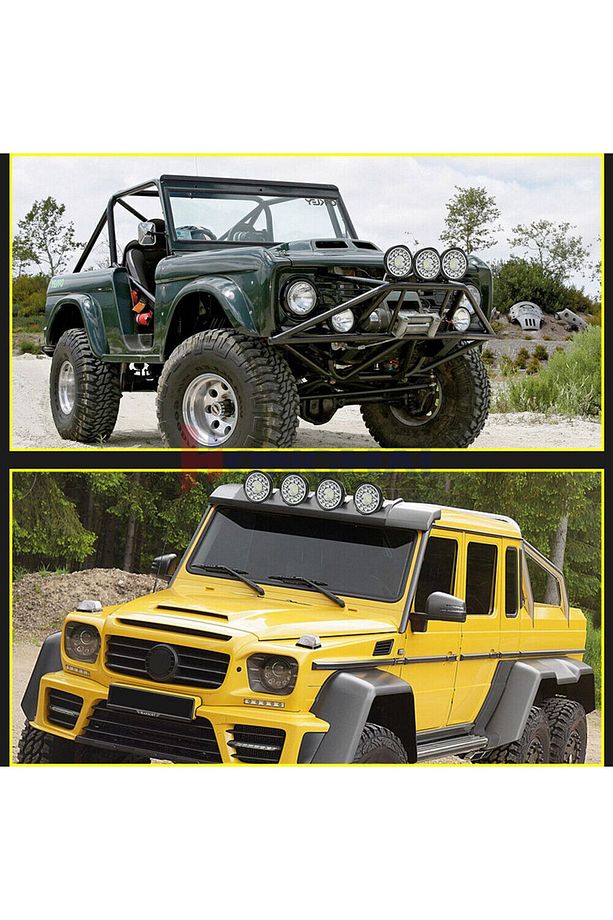 4 ADET Off Road 33 Led 99 Watt Yuvarlak Traktör Tır Kamyon Tekne Sis Farı Projektör Çalışma Lambası - 6