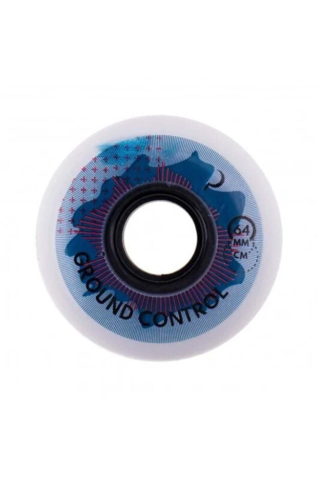 CM Turbulence White 64mm/90A 4 عجلات تزلج عدوانية