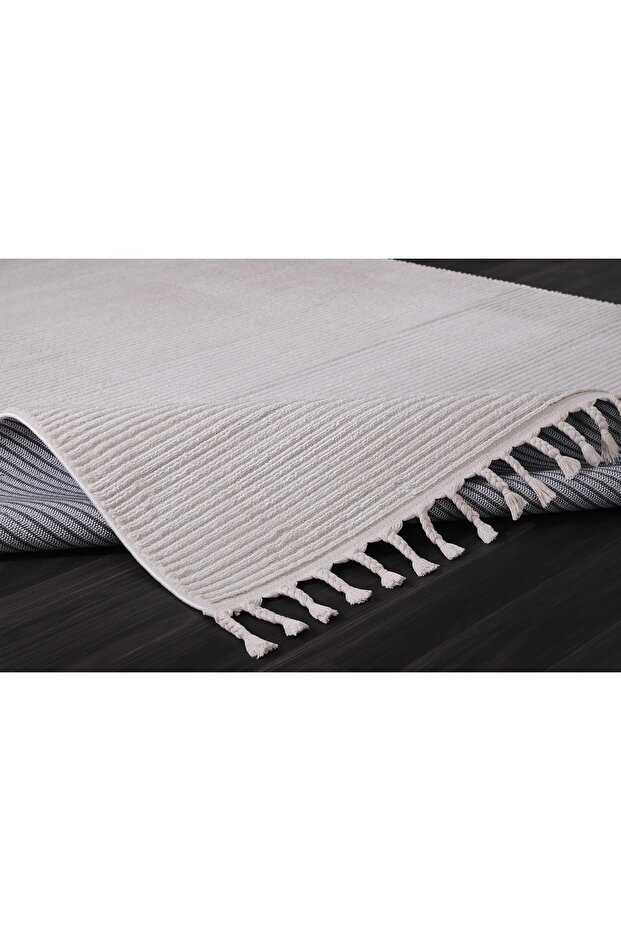 EYLÜL B569L CREAM-CREAM DEKORATİF MAKİNE HALISI - 2