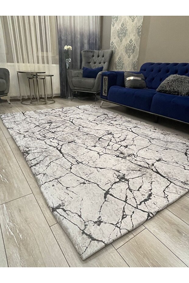 Modern Patterned Elastic Rug Cover - 3
