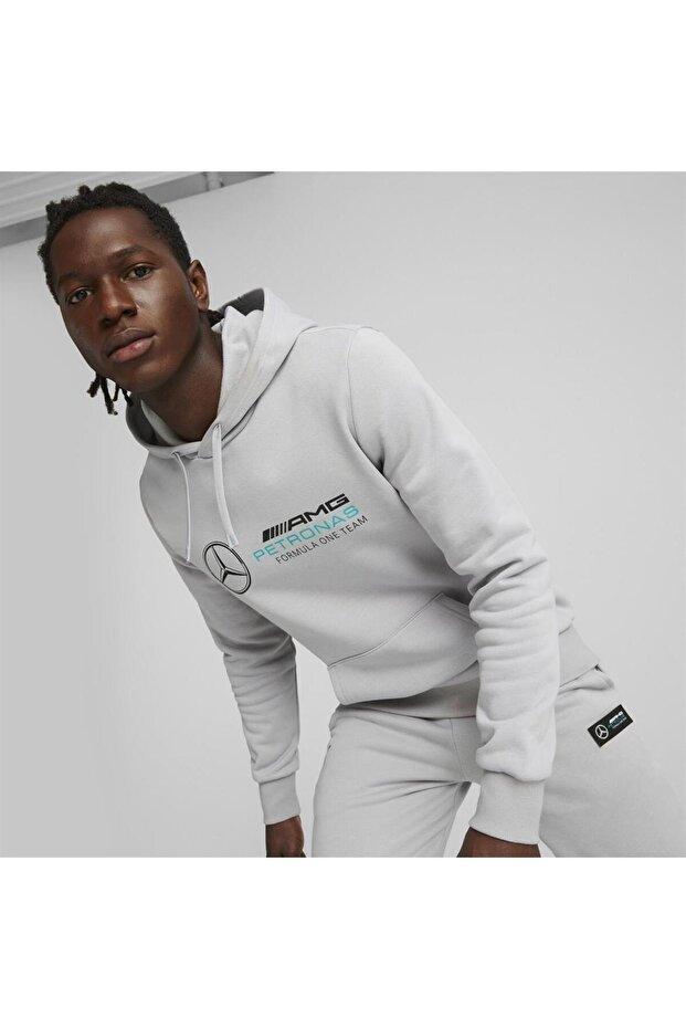 MAPF1 ESS FLEECE HOODIE MEN'S GRAY SWEATSHIRT