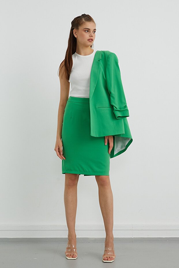 Damen-Schlitzanzugrock - 4