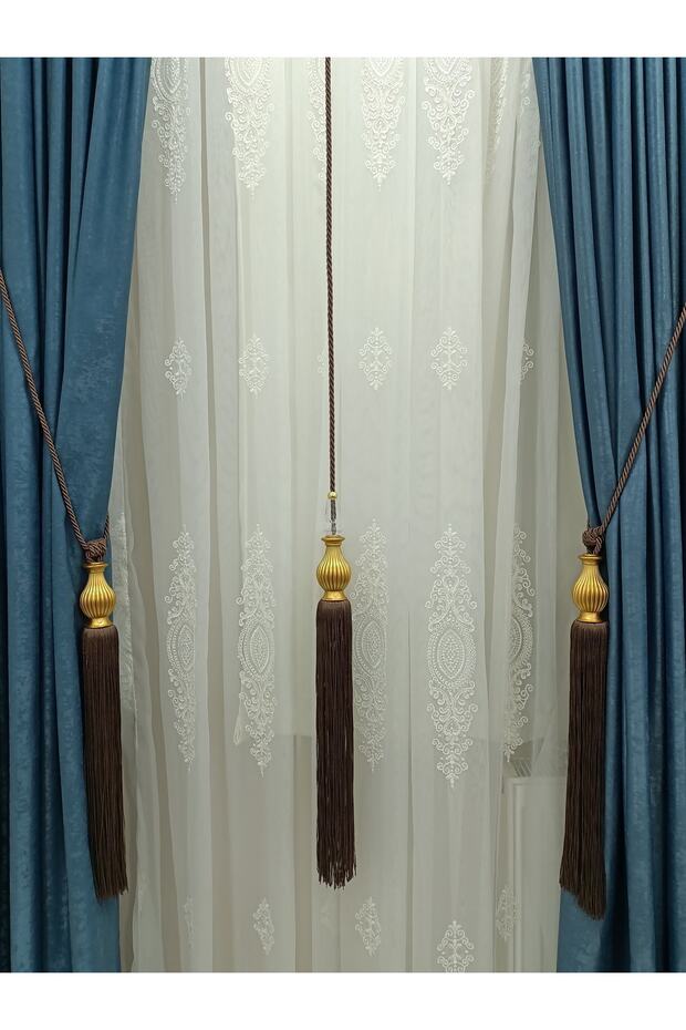 Background Curtain Ceiling Tie Tassel Braçol Set