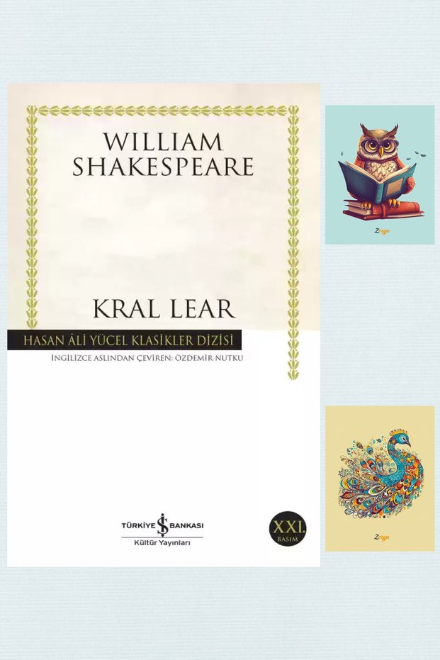 Kral Lear - Hasan Ali Yücel Klasikleri - William Shakespeare - 9789944885850 - Not Defterli Seti