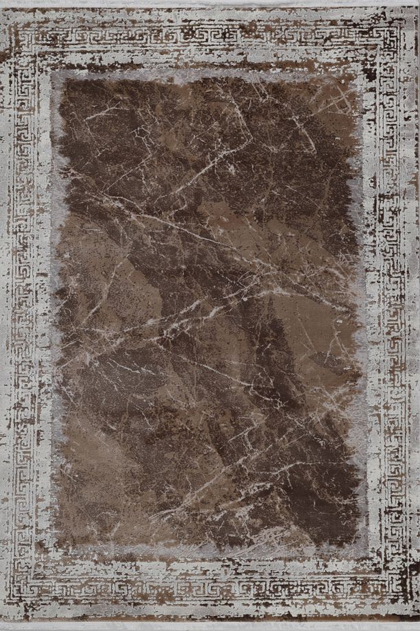 Aspendos Modern 4292k Gri-kahve Akrilik Makina Halısı - 1