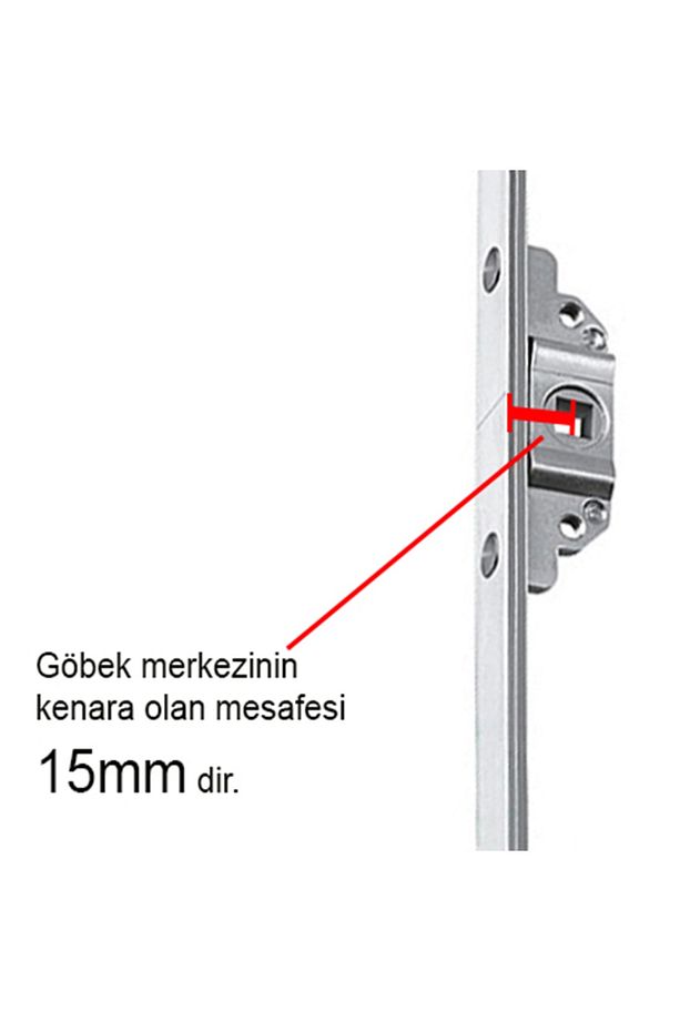 Pvc Pimapen Ispanyolet Balkon Kapı Kilidi - 180cm - 2