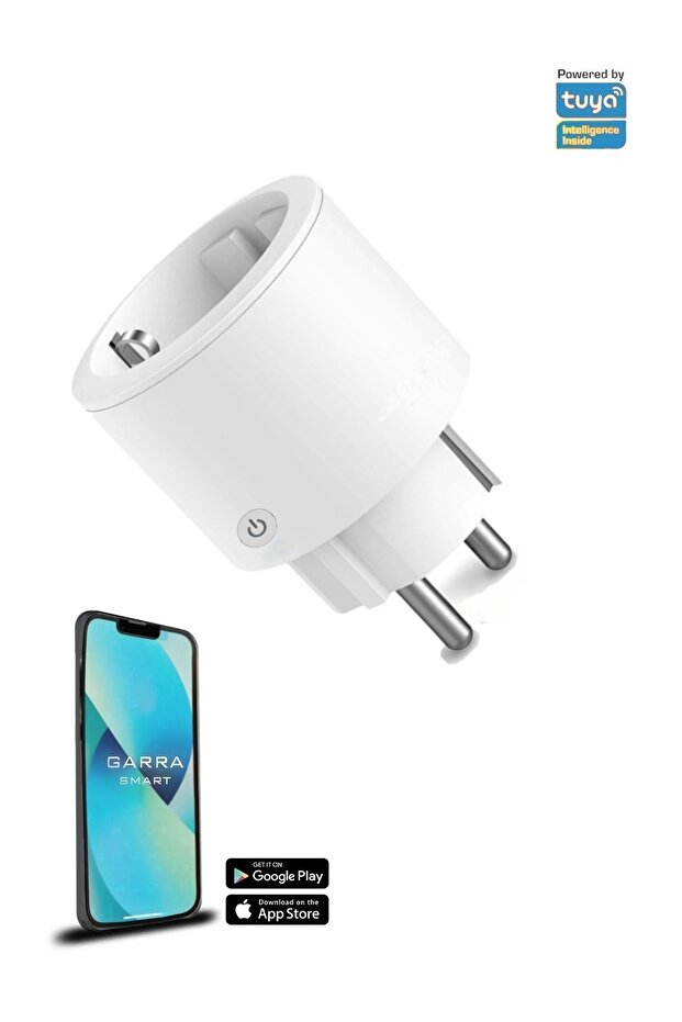 Current Protected Smart Socket Remote Control Wifi Instant Energy Consumption Tracking Timer 16 AMPER - 1