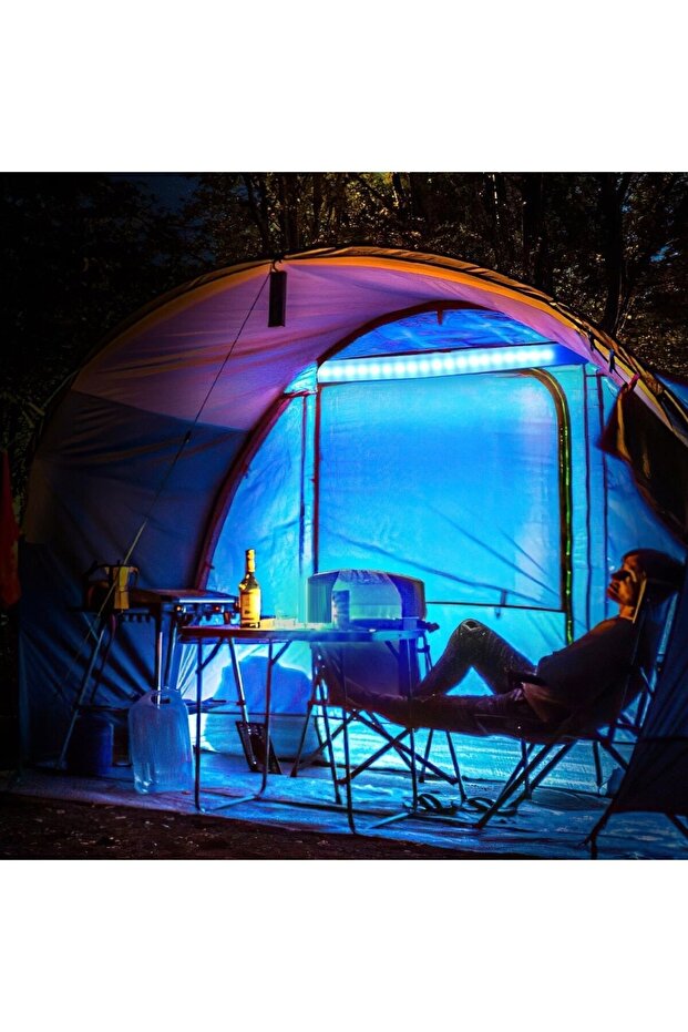 Usb'li Şişirilebilir Katlanabilir Led Işıldak Kamp Lambası - 3