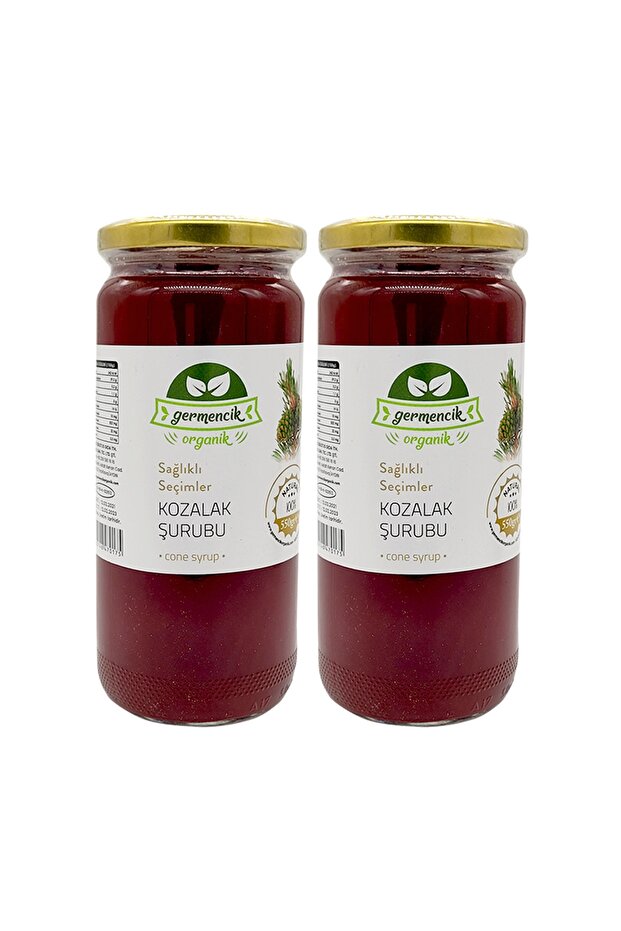 2 Adet 450ml Kozalak Şurubu - 1