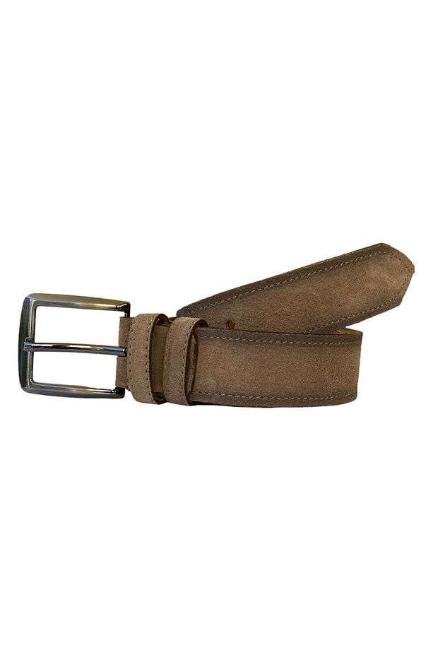 %100 Hakiki Deri Süet Vizon Rengi Kemer 4 Cm=süet.deri.4cm - 6