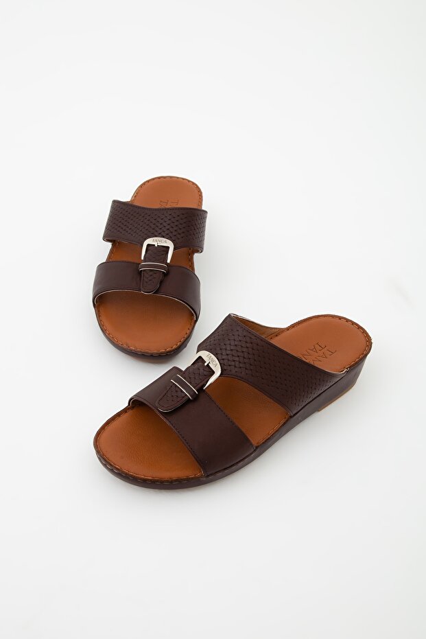 Men's Leather Daily Slippers 903 2001 Erk Trlk Y22