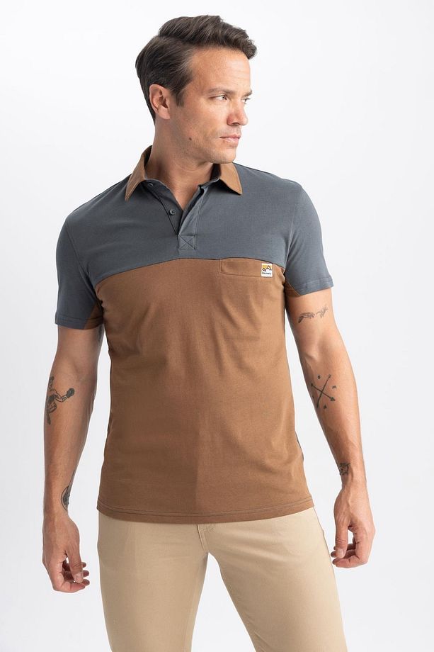 Discovery Lisanslı Regular Fit Polo Yaka Kısa Kollu %100 Pamuk Tişört - 3