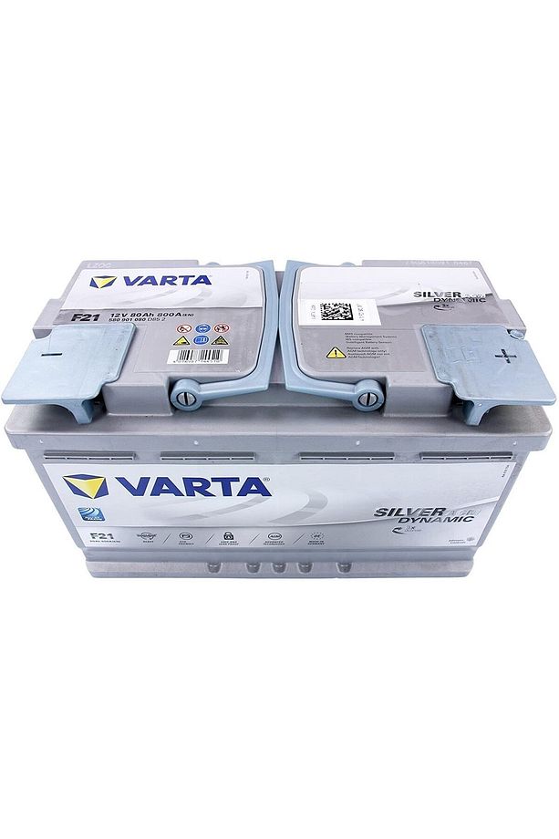 Silver Dynamic F21 Start-Stop AGM 12 V 80 Ah 800CCA Akü - 3