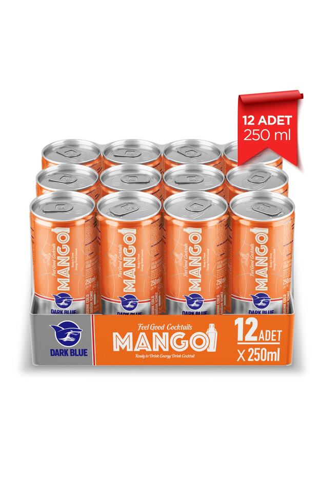 Mango Enerji Içeceği, 250 ml (12'Lİ PAKET, 12 ADET X 250 ML) - 2