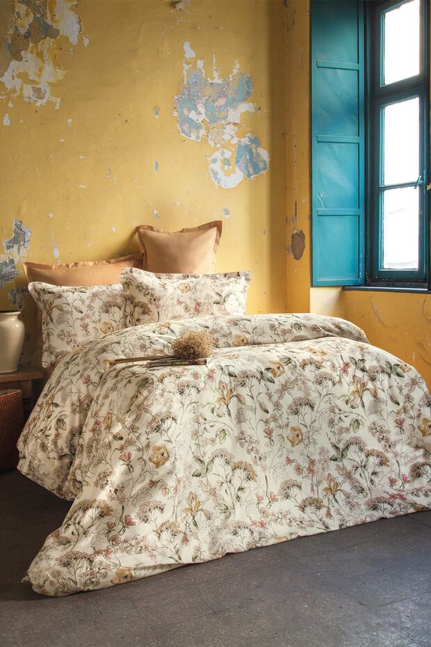 Austin Double 100% Cotton Satin Digital Printed Duvet Cover Set