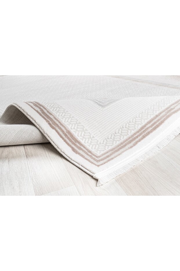 SENTO 2315C GRİ-BEJ AKRİLİK MAKİNE HALISI - 2