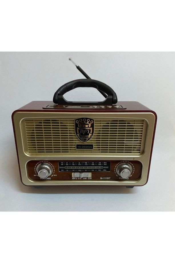 M-111bt Nostalji Radyo Bluetoothlu Kumandalı Usb Müzik Çalar - 2