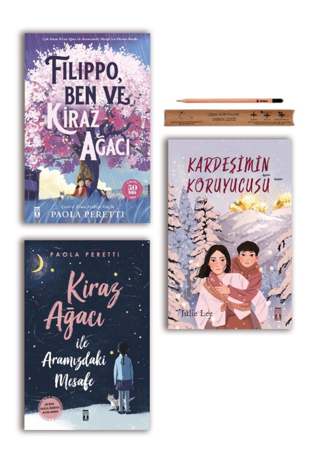 Filippo Ben ve Kiraz Ağacı - Kiraz Ağacı ile Aramızdaki Mesafe - Kardeşimin Koruyucusu Set 3 Kitap