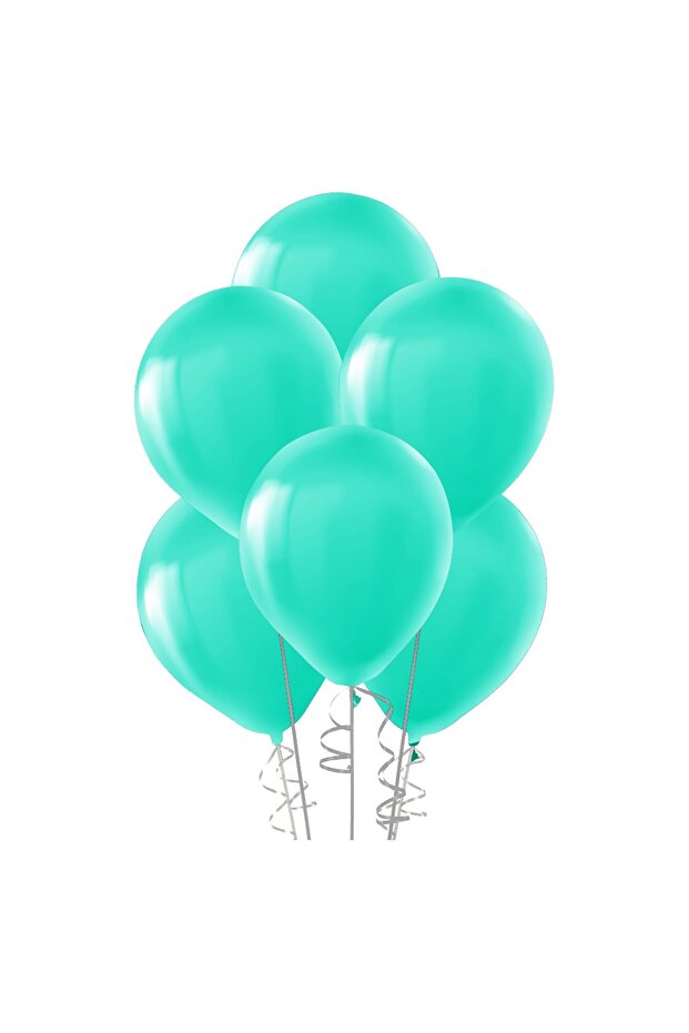 Mint Green Pastel Balloon Birthday Balloon (10 Pieces-30cm)