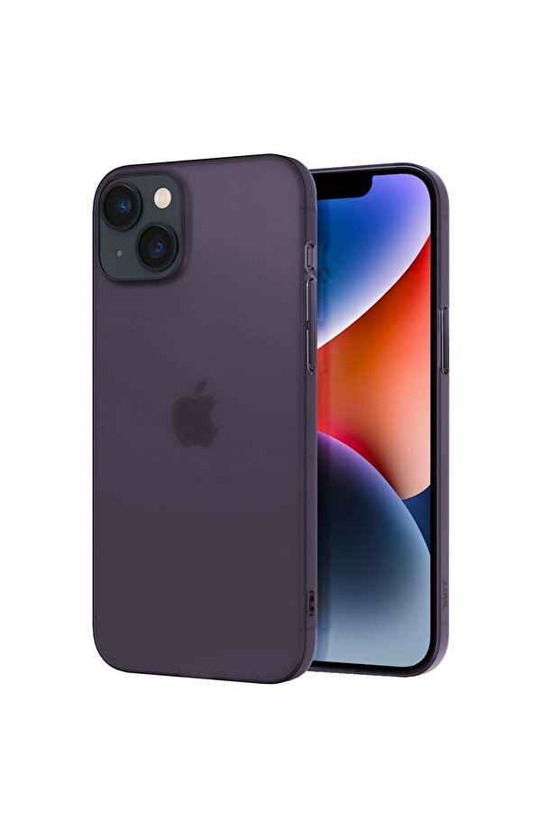 iPhone 14 Slimfy Kılıf Purple - 1