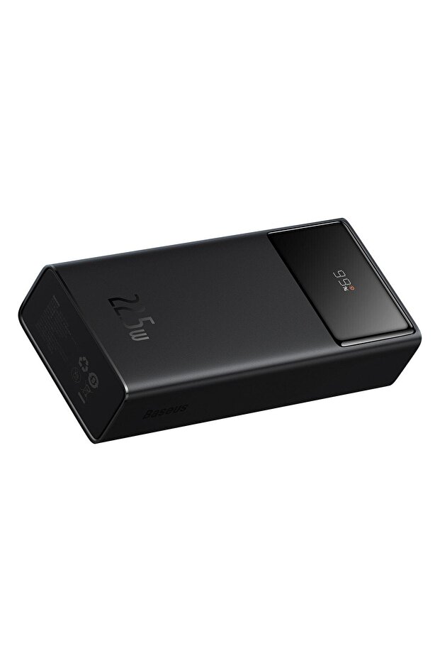 Baseus Star-lord 22.5w 30.000 Mah Dijital Ekranlı Powerbank Siyah