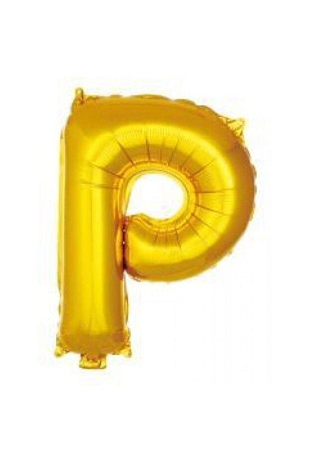 Letter Balloon Foil Small Size 16 Inch 35 Cm Gold P