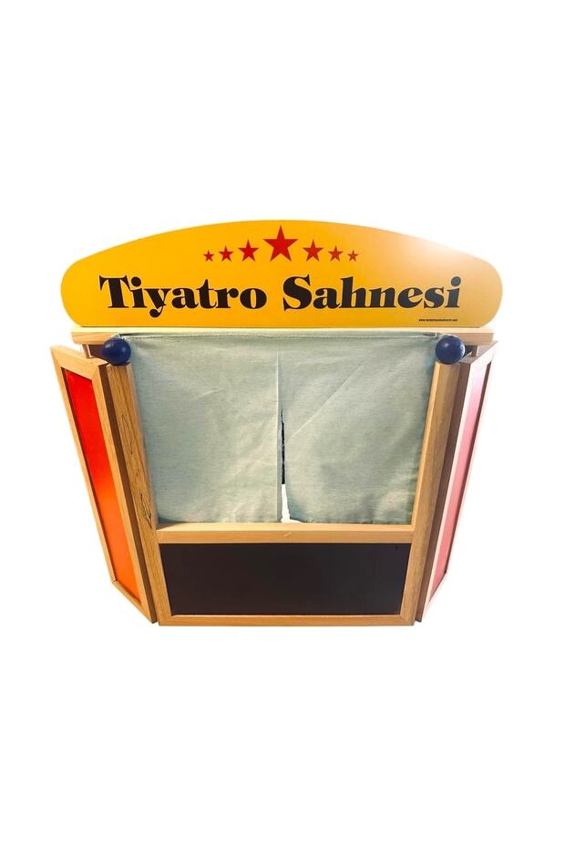 Masaüstü Kukla Sahnesi Ahşap - 1