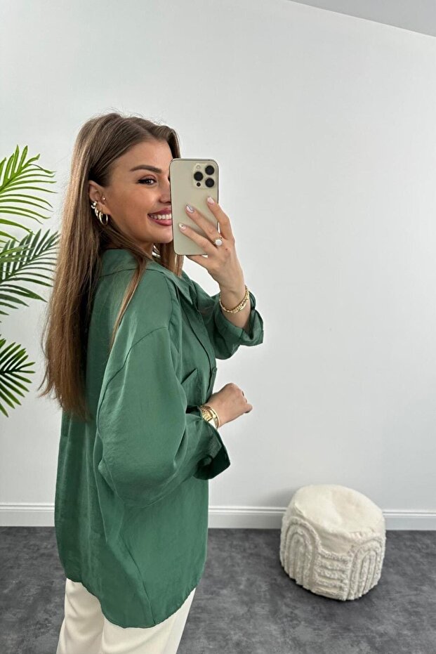 Lüx Kalite Basic Salaş Gömlek - 4