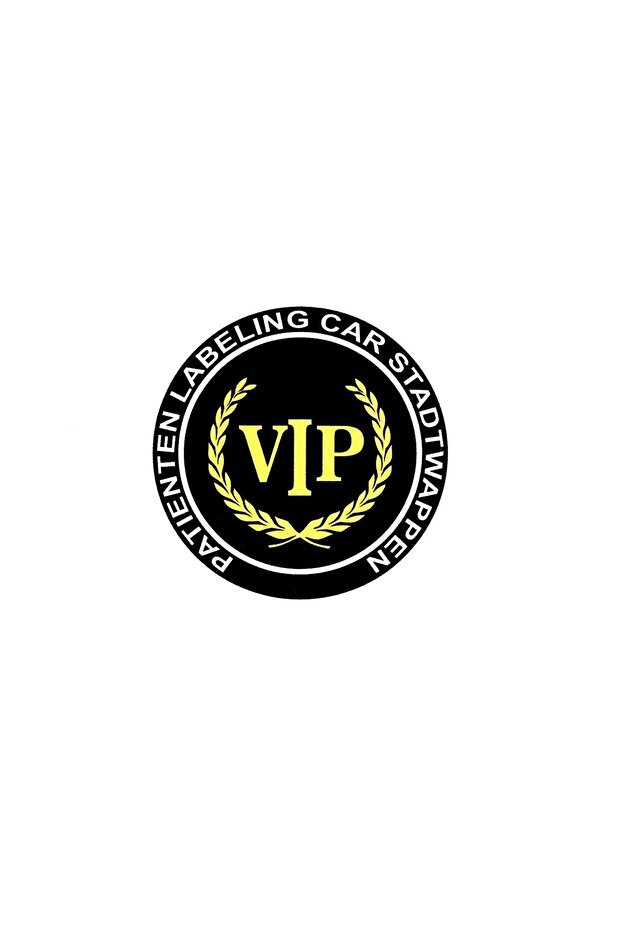 ملصق بعلامة VIP Patıenten - سيارة Stadtwappen