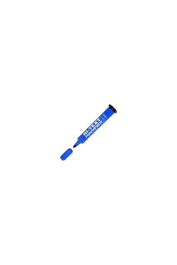 Hi-text Hı-text Permanent M. Kesik Uçlu Mavi 830pc 12'li - 3