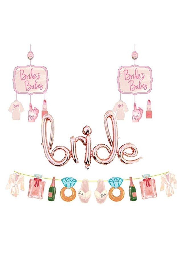 MİNİ PARTY STORE Bride To Be Kutlama Seti - 1