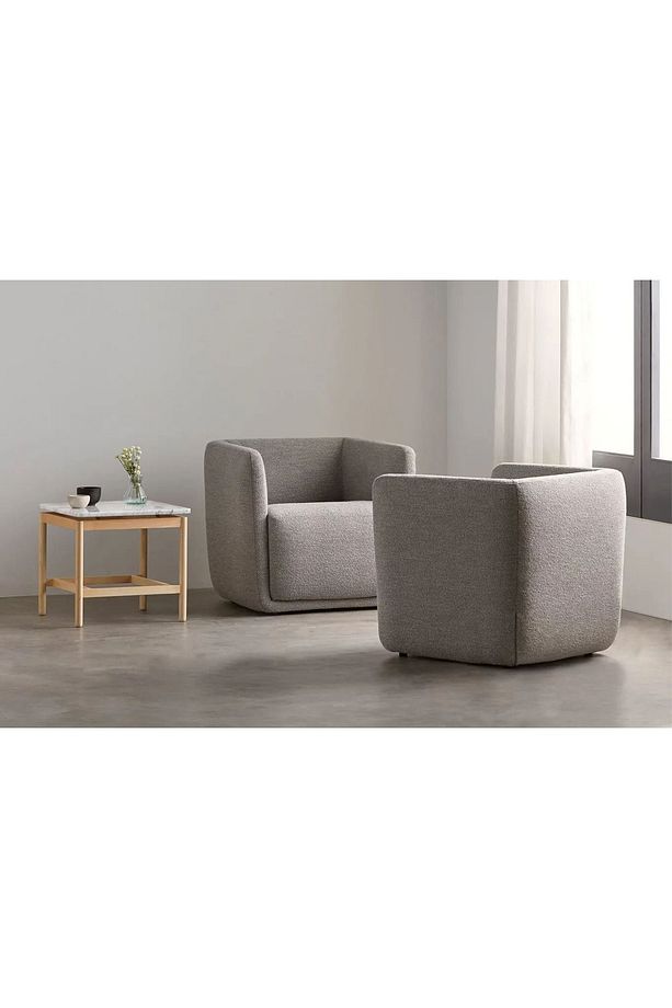 FORM TEKLİ OFİS KOLTUK, GRİ - 1