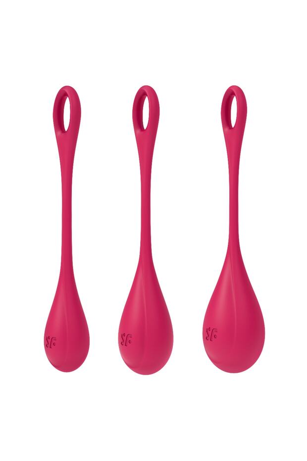 Yoni Power 1 Red Silikon 3 Adet Kegel Egzersiz Top Seti - 4