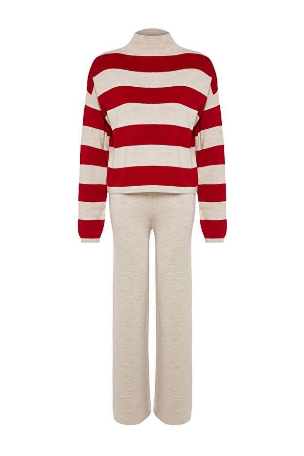 Gestreiftes Strickset mit weiter Passform - TWOAW24AU00020 - 6