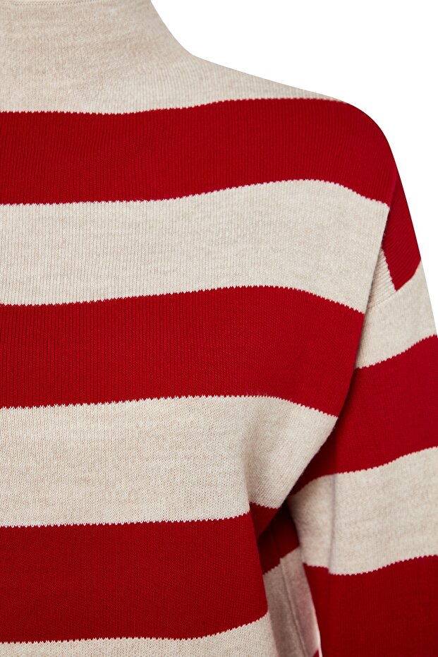 Gestreiftes Strickset mit weiter Passform - TWOAW24AU00020 - 7