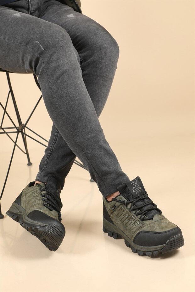 X-Step X5 Khaki Winter Traking Men's Short Boots