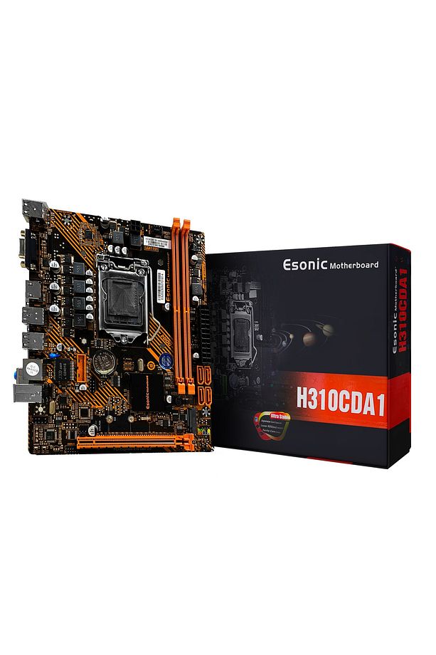 H310CDA1 İntel H310c DDR4 Soket 2133MHz M.2 LGA1151 Gen.6-7-8-9 mATX Anakart - 1