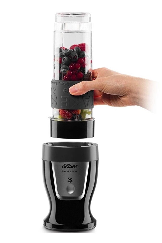 Ar1032 Shake'n Take Siyah Kişisel 300 W Smoothie Blender - 3