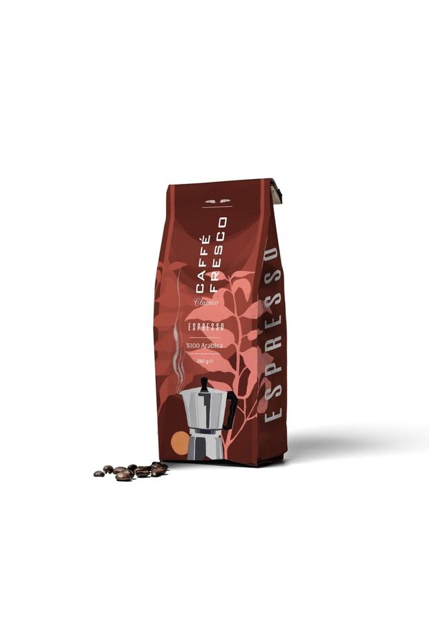 Caffe Fresco Dark Roast %100 Arabica - 1