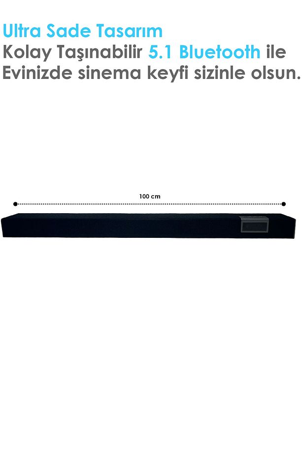 Tv ve Sinema Ses Sistemi Bluetooth Wireless 5.1 Hoparlör - 2
