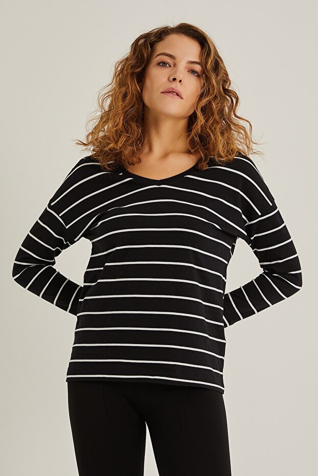 Ριγέ μπλούζα - 2