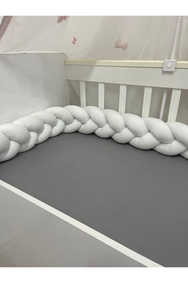 Braid Protection 240 Cm 3-Piece Braid / 50x90 Basket Crib - Mattress Protector