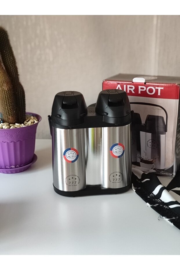 2+2 ÇİFTLİ 4 LİTRE TERMOS - 1