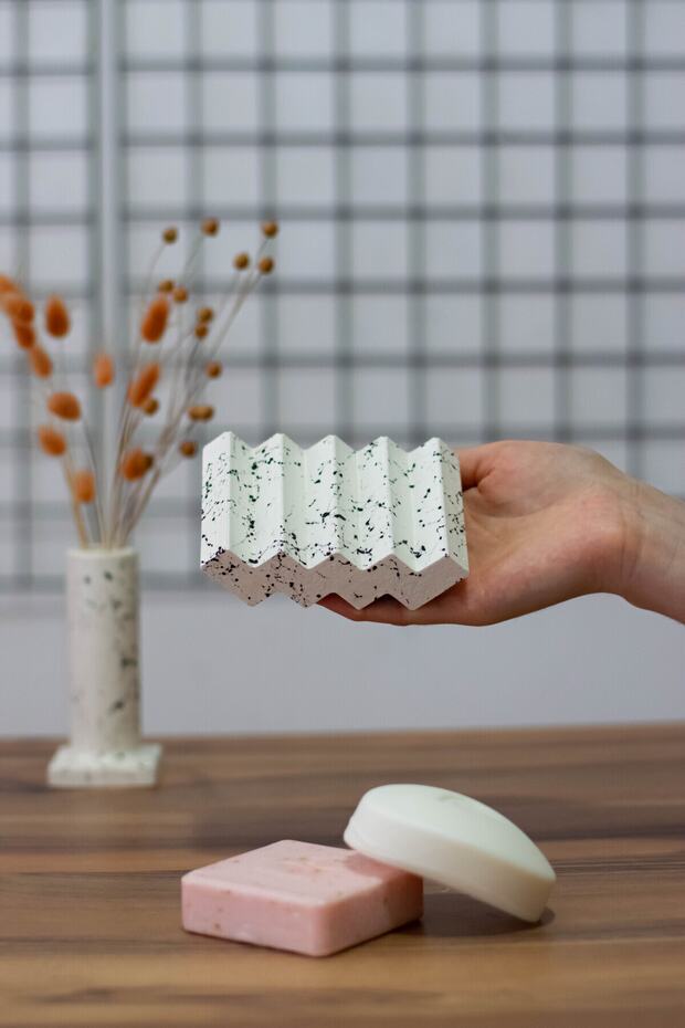 BATHROOM zigzag solid soap dispenser - 1