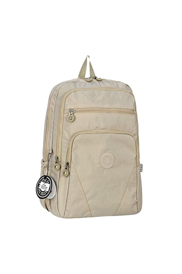 Unisex Waterproof Red Daily Backpack with Laptop Compartment