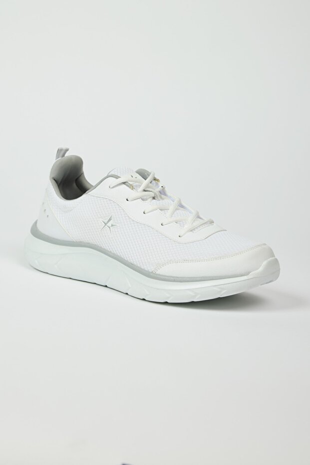 Erkek Beyaz Rahat Taban Sneaker Spor Ayakkabı - 3