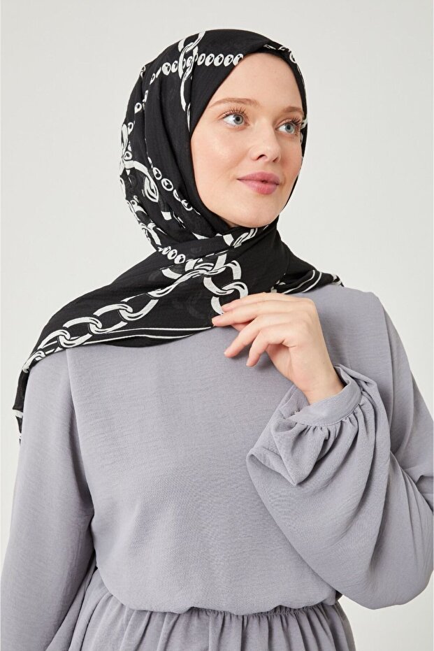 شال ميو كاز منقوش - 1