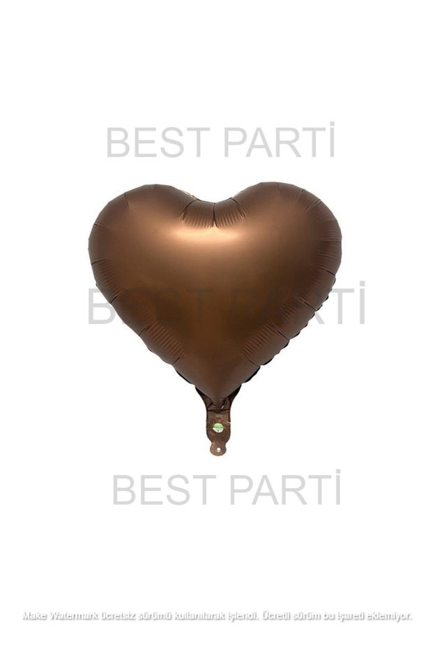 Best Brown Heart Foil Balloon 45 cm 1 Piece
